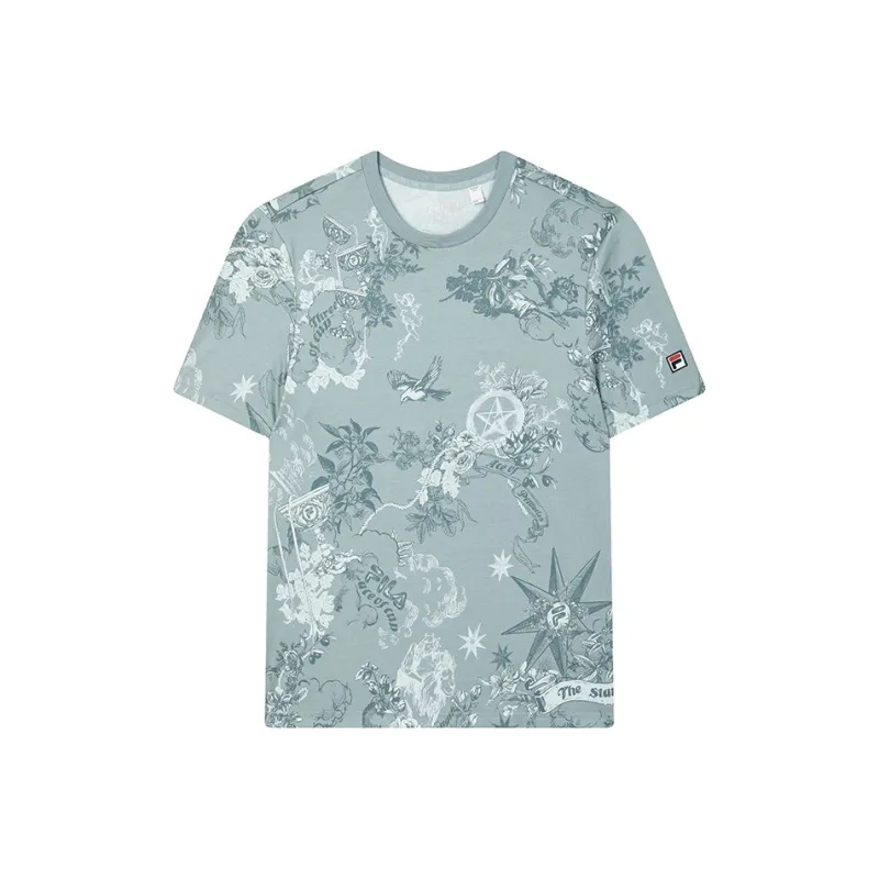 FILA HERITAGE T Shirt Men's All Over Print 2-0