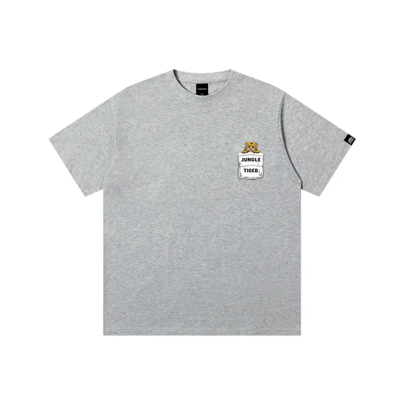 JUNGLE TIGER T Shirt Unisex Black-6