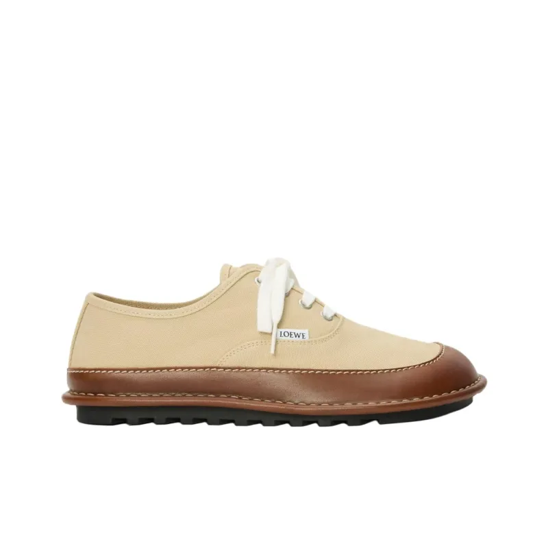 LOEWE Bay Low Top Casual Shoes Men's Beige-1