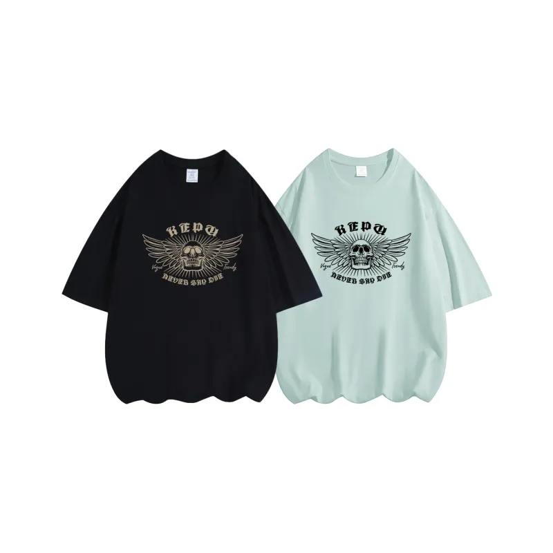 Kepu T Shirt Unisex 2 Pack 2 Pack White+White-11