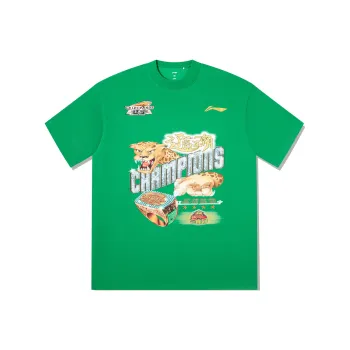 LiNing CBA Collection T Shirt Unisex Emerald Green