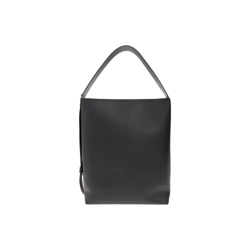 MaxMara With Calfskin One Shoulder Handbag Women's Black