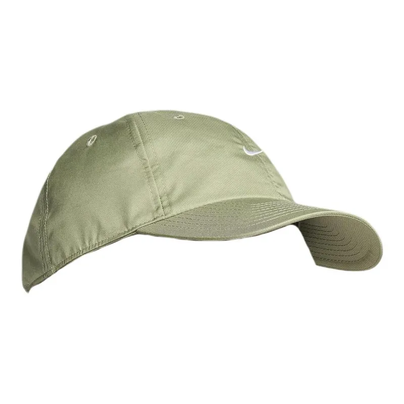 Nike Polyester Baseball Caps Unisex Oil Green/White-1