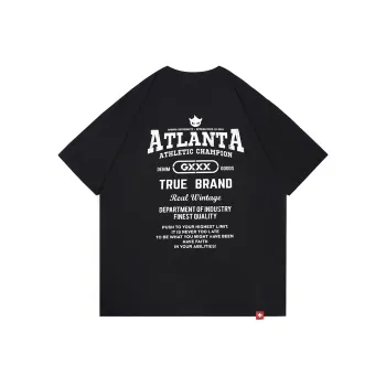 GXXX Crew Neck 100% Cotton Short Sleeved T Shirts Unisex