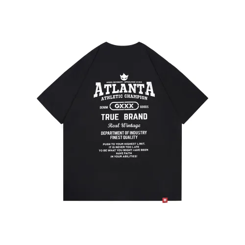 GXXX Crew Neck 100% Cotton Short Sleeved T Shirts Unisex
