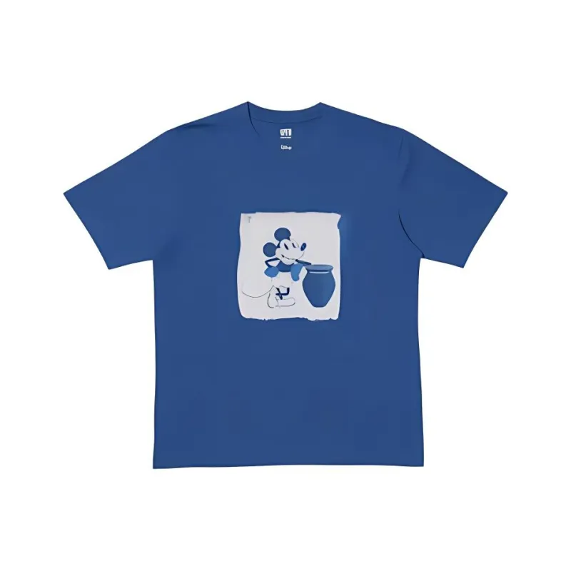 UNIQLO x BUAISOU X , BUAISOU X Disney, Collaboration T Shirt Men's Blue-0