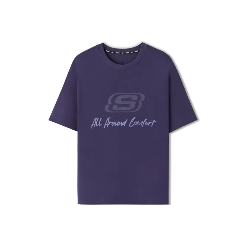 Skechers T Shirt Unisex Gothic Purple-0