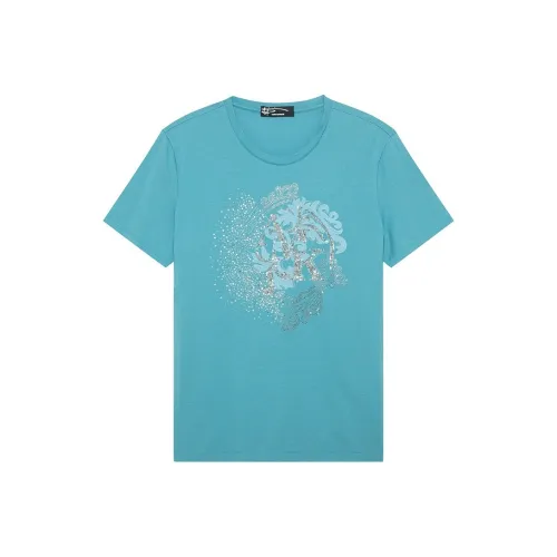 ANDREW MACKENZIE T Shirt Men's Blue