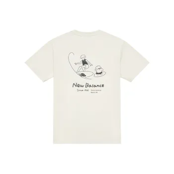 New Balance NB Short Sleeved Unisex White