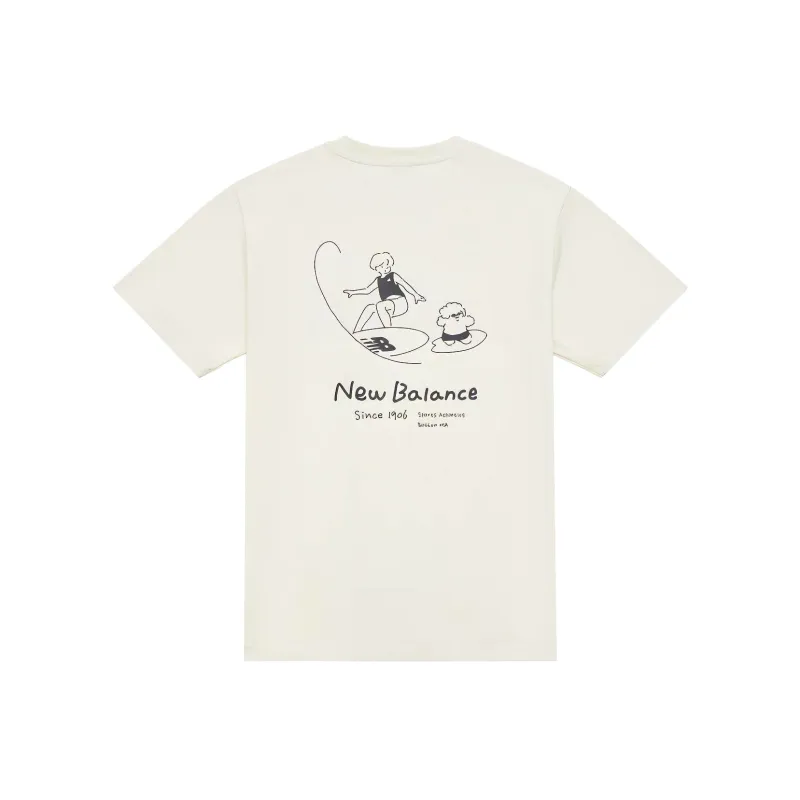 New Balance NB Short Sleeved Unisex White-0