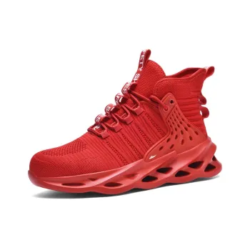 Kuding Anti Slip Wear Resistant Breathable Lightweight High Top Casual Shoes Unisex