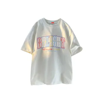 MIIOW Trend Party Series T Shirt Unisex White