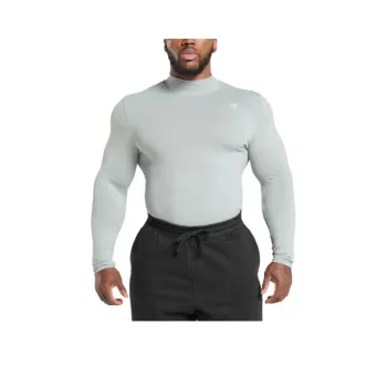 GYMSHARK T Shirt Men's Silver Gray