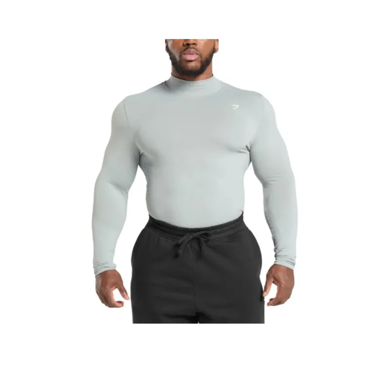 GYMSHARK T Shirt Men's Silver Gray-0