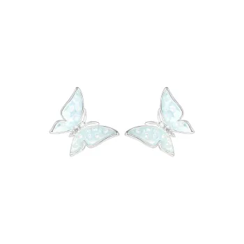 BING STUDIO 925 Sterling Silver Stud Earrings Women's