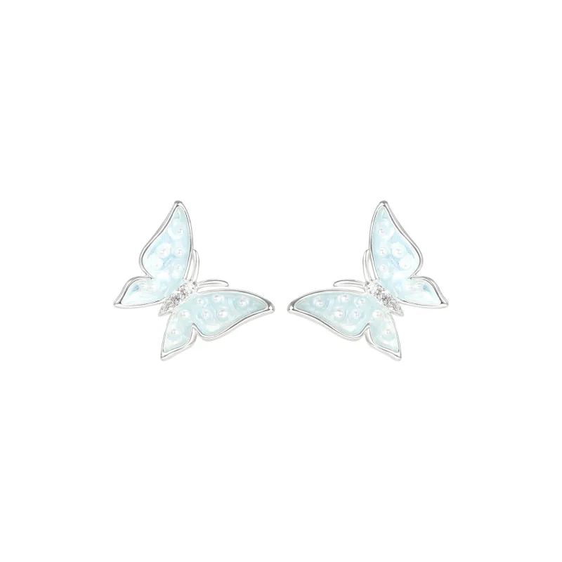 BING STUDIO 925 Sterling Silver Stud Earrings Women's-0