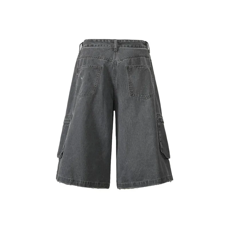 SOLIDITY Denim Shorts Unisex-3