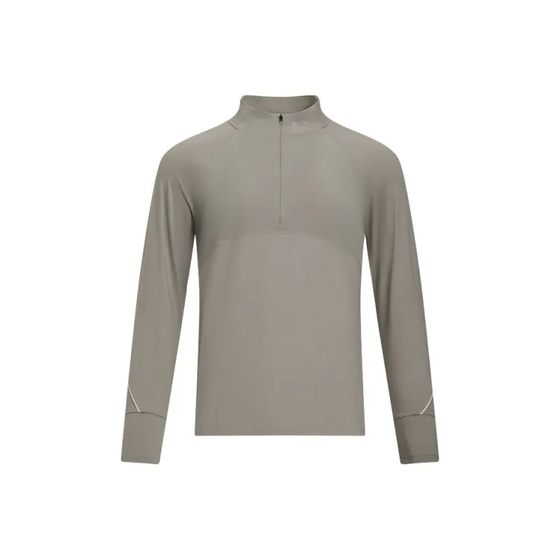 Under Armour Qualifier T Shirt Men's Wild Cow Leather Khaki-0