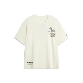 Disney X LINING Disney T Shirts Men Ecru