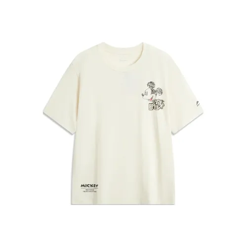 Disney X LINING Disney T Shirts Men Ecru