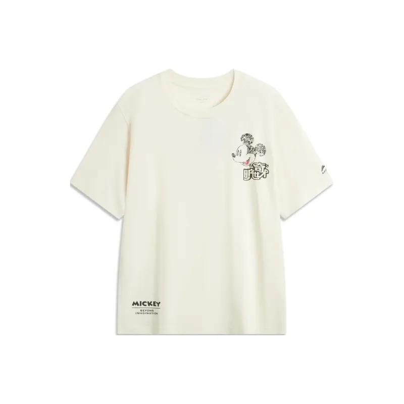 LiNing Disney T Shirt Men's Ecru-0