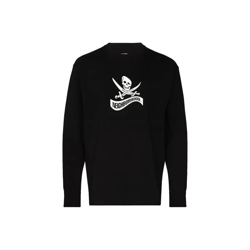 NEIGHBORHOOD Distortion Long Sleeve T Shirt-0