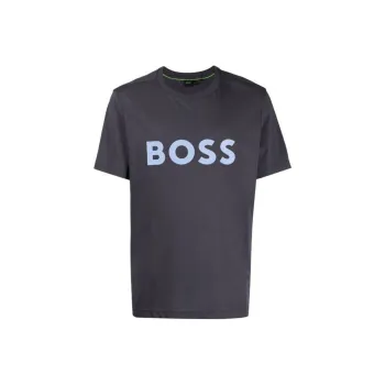 HUGO BOSS Logo print Cotton T shirt