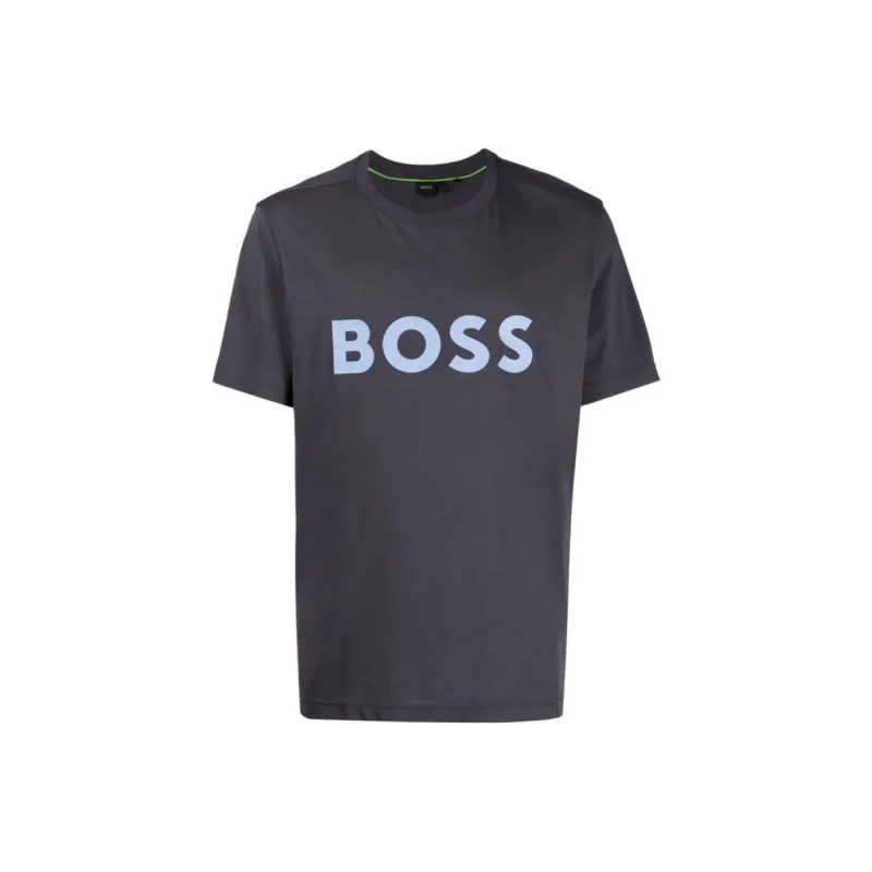 Boss Logo print Cotton T shirt-0