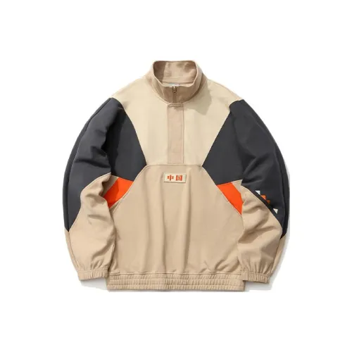 LINING Sports Fashion Collection Sweatshirts Men Earth Yellow