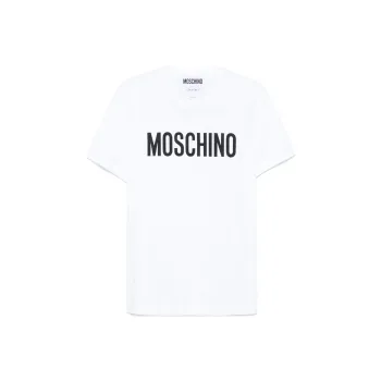 MOSCHINO Logo Printed Crewneck T Shirt