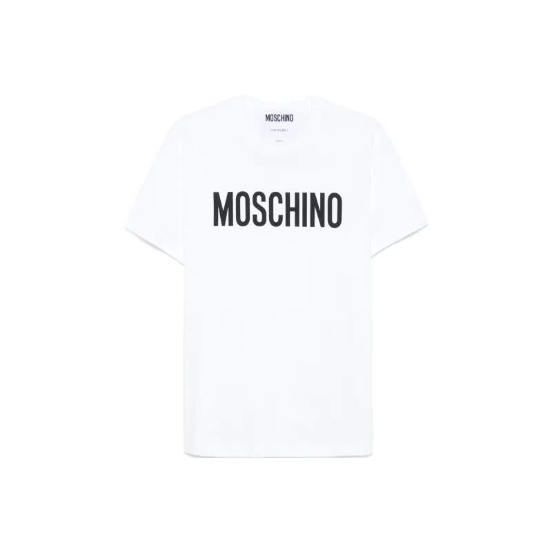MOSCHINO Logo Printed Crewneck T Shirt-0
