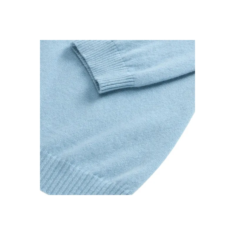 WOOLRICH SS25 Cashmere Sweater Women's Blue-5