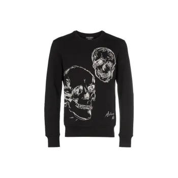 Alexander McQueen Sweatshirts Men Black