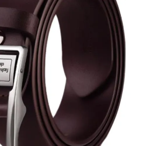 Warrior Cow Leather Belts Men's Brown Width 3.8CM