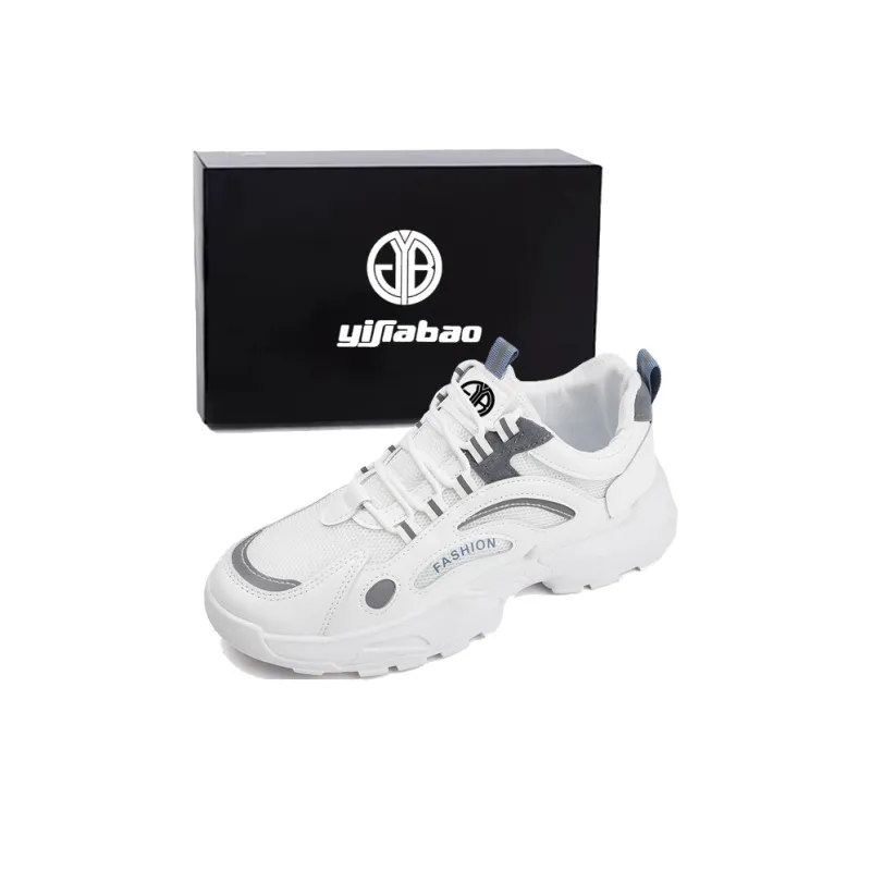 Yi Jiabao Non slip Lightweight Low Top Chunky Sneakers Men's-0