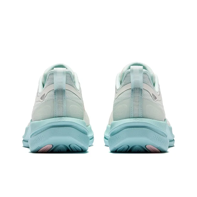Erke Water Float 6MAX Running Shoes Women's Low Top Microcrystal White Clear Transparent Blue-3