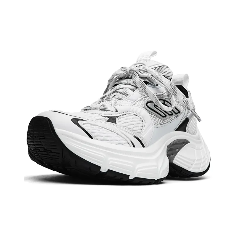 MVA Anti Slip Wear Resistant Breathable Impact Resistant Lightweight Low Top Chunky Sneakers Unisex-1