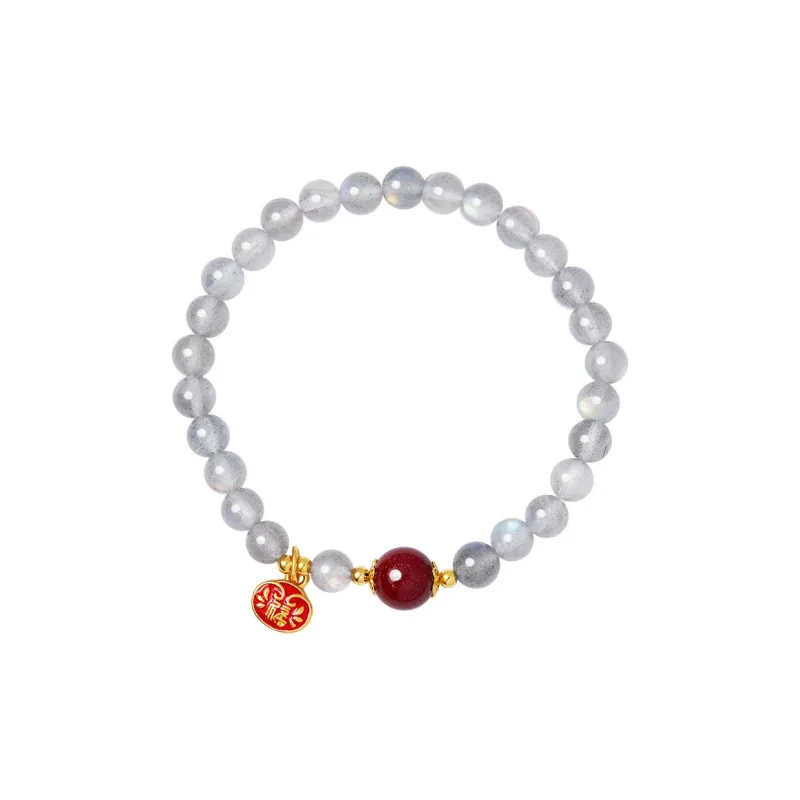 MAGICPOLE Reconstructed Cinnabar Bracelets Women's-0