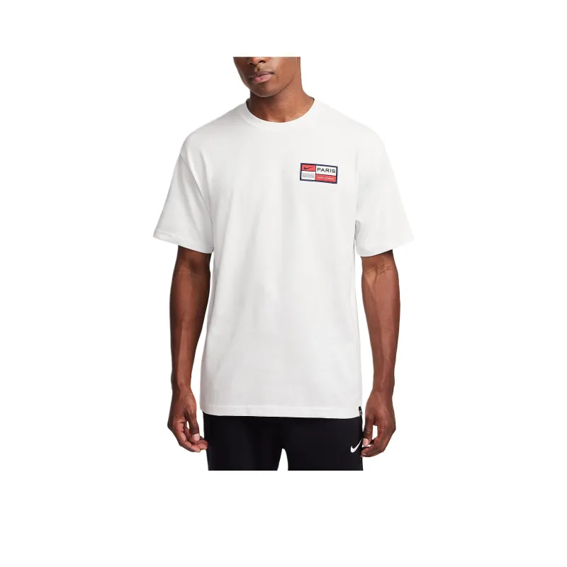 Jordan Paris Saint-Germain T-Shirt Unisex Peak White-0