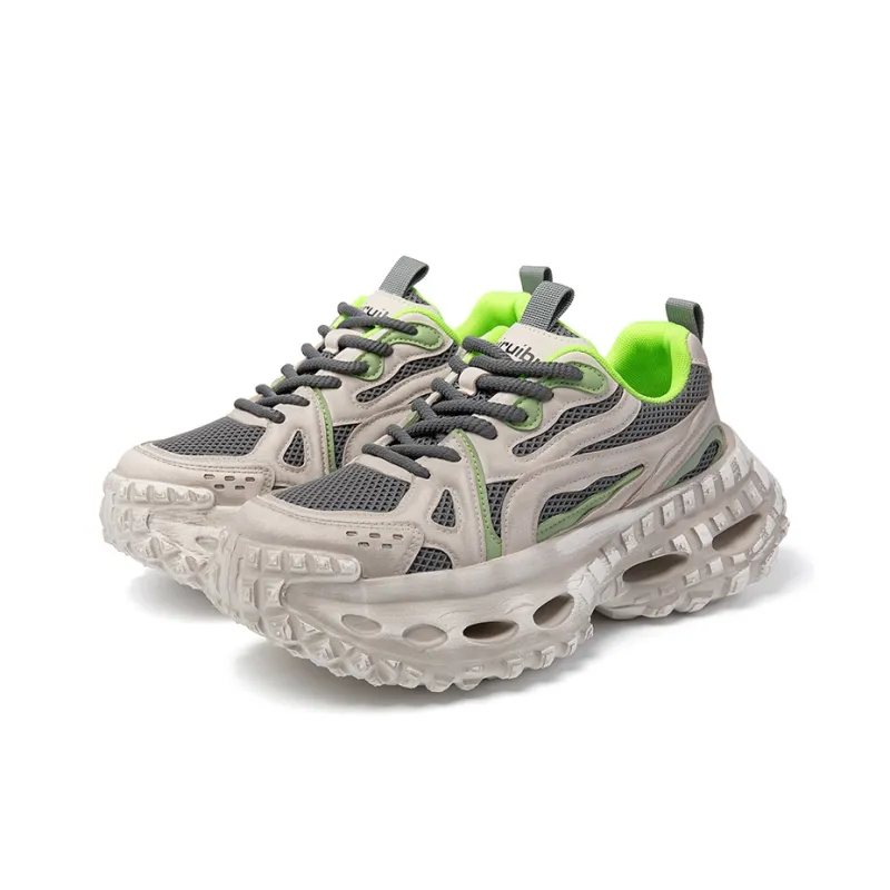 GNVA Abrasion Resistant Low Top Chunky Sneakers Men's-2