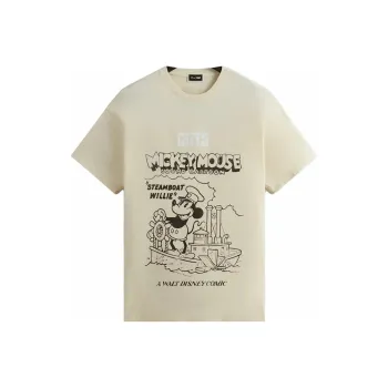 KITH X Disney Mickey & Friends Steamboat Willie Vintage Tee