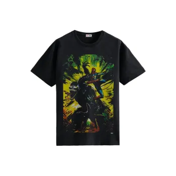 KITH Marvel Spider Man Venom Battle Vintage Tee