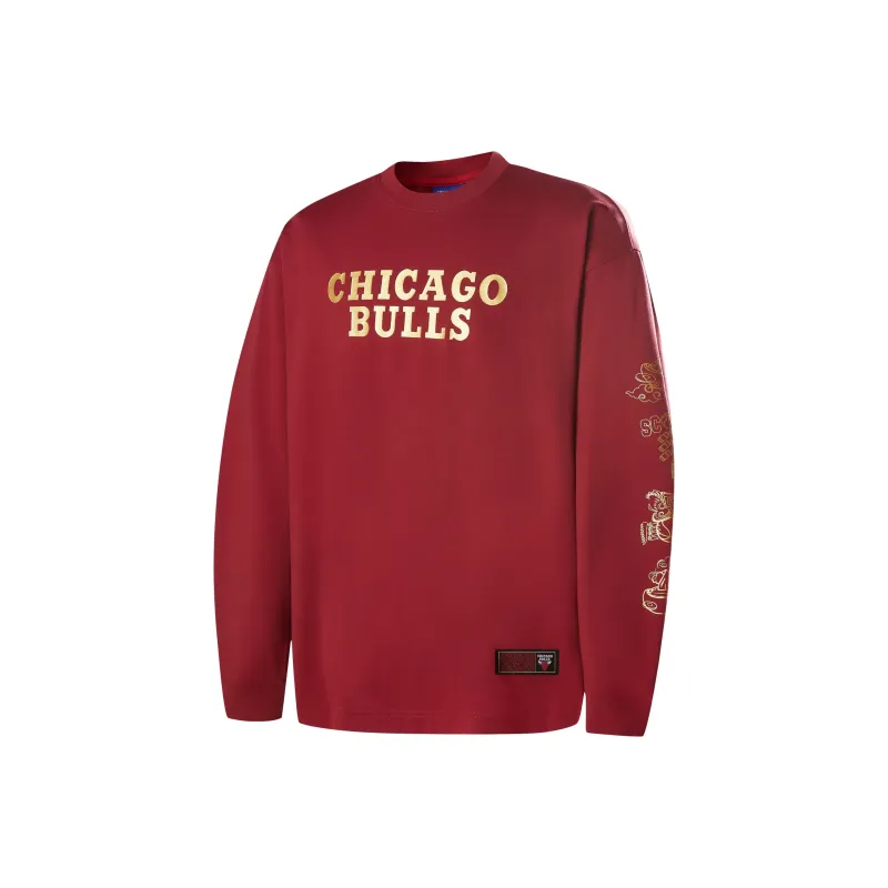 NBA Chicago Bulls T Shirt Unisex Deep Red-0