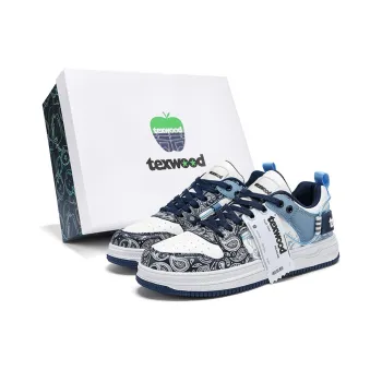 TEXWOOD Anti Slip And Wear Resistant Height Increasing Coverage Low Top Skateboard Shoes Men's Box