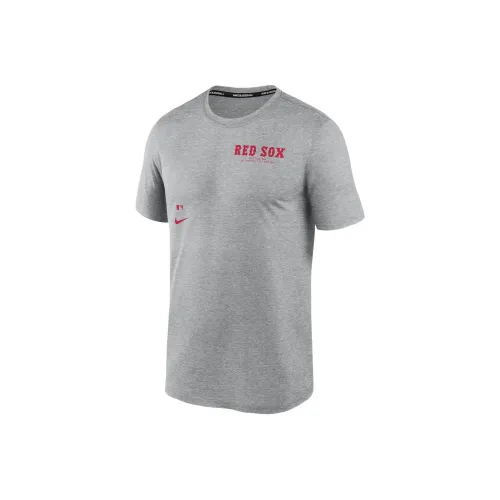 Nike T-Shirt Boston Red Sox Men's Gray