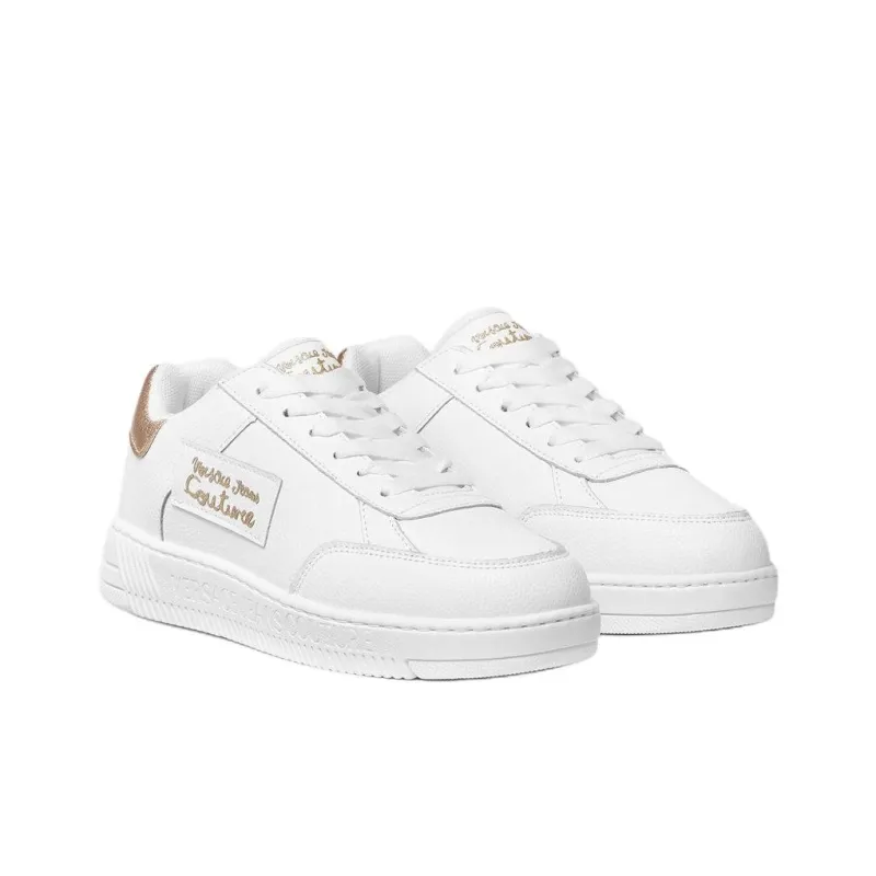 VERSACE JEANS COUTURE Meyssa Low Top Skateboard Shoes Women's White-2
