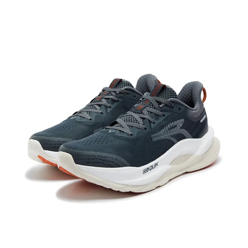 361° Fiery Red 5 Anti Slip Wear Resistant Low Top Training Running Shoes Men's Lunar Gray Graphite Gray-2