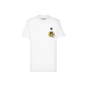 PHILIPP PLEIN Smile patch T shirt