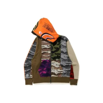 A BATHING APE Shark Series Sweatshirt Men's Camouflage