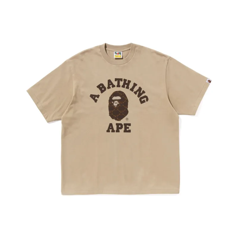 Bape College Monogram College Relaxed Fit Tee-2